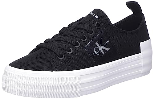 Calvin Klein Jeans Damen Vulcanized Sneaker Schuhe, Schwarz (Black), 40 von Calvin Klein Jeans