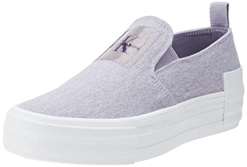 Calvin Klein Jeans Damen Bold Vulc Flatf Slipon Wn Vulkanisierter Sneaker, Lavendel Aura, 40 EU von Calvin Klein Jeans