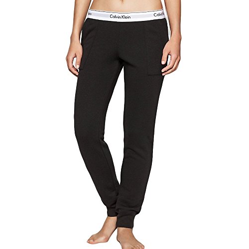 Calvin Klein Damen Jogginghose Bottom Pant Jogger Stretch, Schwarz (Black), M von Calvin Klein