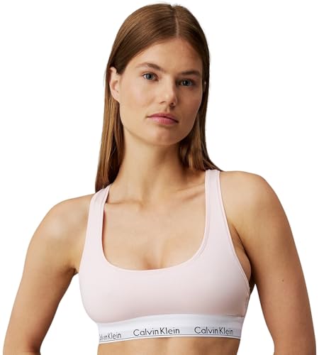 Calvin Klein Damen BH Bralette Unlined Sport, Rosa (Nymphs Thigh), S von Calvin Klein