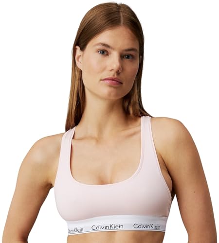 Calvin Klein Damen BH Bralette Bügellos mit Stretch, Rosa (Nymphs Thigh), S von Calvin Klein