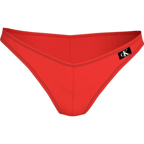 Calvin Klein Damen Brazilian Kw0Kw02350 Brasilianisch, Red (Flaming Chili), L von Calvin Klein