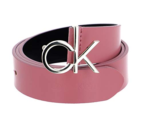 Calvin Klein Damen CK LOGO BELT 30MM Gürtel, Shadow Rose, 95 cm von Calvin Klein