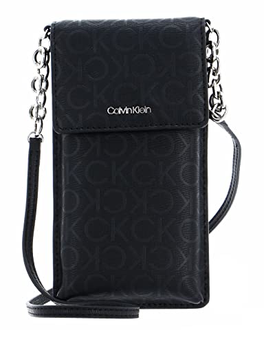 Calvin Klein Damen CK Must Phone Pouch EPI K60K610290 Andere SLG (kleine Lederwaren), Schwarz (Black Mono) von Calvin Klein