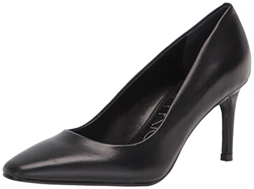 Calvin Klein Damen Callia Pumps, Schwarzes Leder 001, 38 EU von Calvin Klein