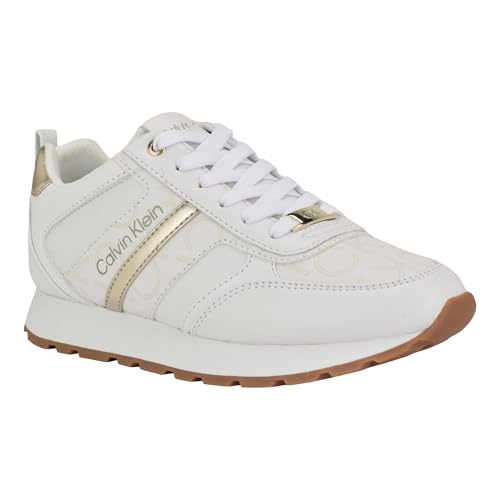 Calvin Klein Damen Carlla Sneaker, White Logo 146, 41 EU Calvin Klein Damen Carlla Sneaker, White Logo 146, 41 EU von Calvin Klein