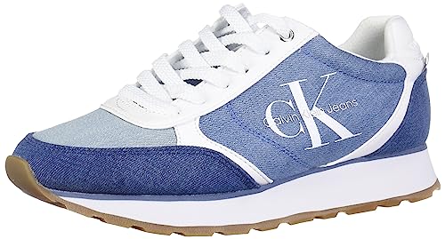 Calvin Klein Damen Cayle Sneaker, Blue Denim 450, 37.5 EU von Calvin Klein