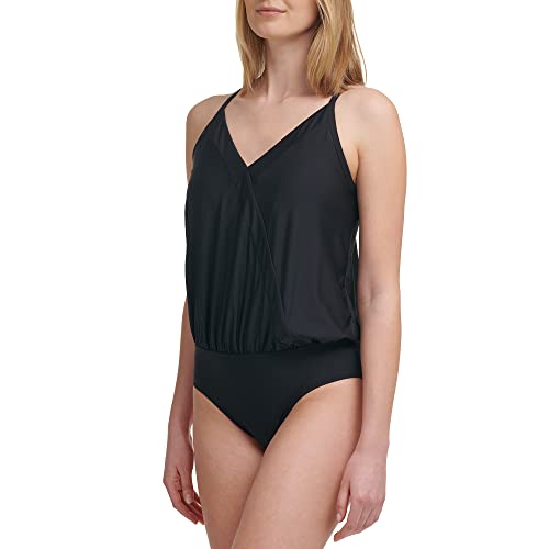 Calvin Klein Damen Cg1ms737-blk-14 Badeanzug, Schwarz, 44 von Calvin Klein