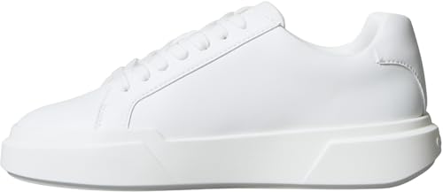 Calvin Klein Damen Cupsole Sneaker Chunky Laceup aus Leder, Weiß (Triple Bright White), 37 von Calvin Klein