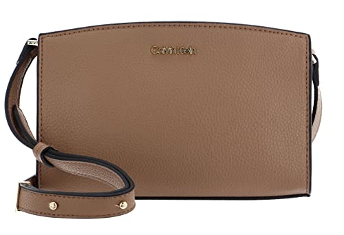 Calvin Klein Damen CK Code Crossbody K60K609870 Crossovers, Braun (Safari Canvas) von Calvin Klein