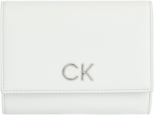 Calvin Klein Damen Geldbörse Ck Daily Medium Trifold Bifold, Grün (Milky Green), Einheitsgröße von Calvin Klein