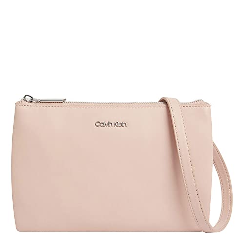 Calvin Klein Damen CK Must EW DBL CMPT Crossbody K60K610177 Crossovers, Braun (Café Au Lait) von Calvin Klein