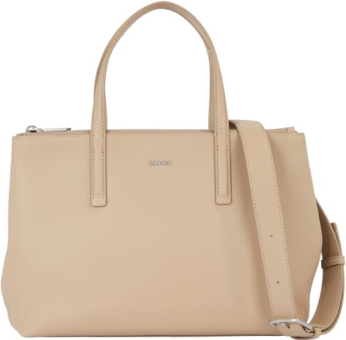 Calvin Klein Damen Tasche Ck Must Tote Mittelgroß, Beige (Silver Mink), Onesize von Calvin Klein