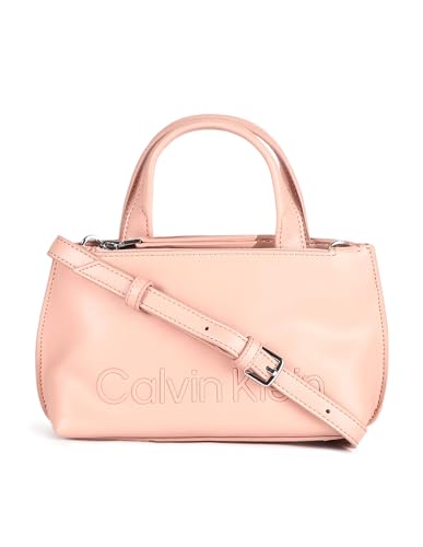 Calvin Klein Damen CK Set Mini Tote K60K610167 Tragetasche, Braun (Café Au Lait) von Calvin Klein