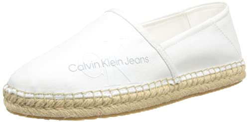 Calvin Klein Jeans Damen Espadrilles Stoffschuhe, Weiß (Bright White), 37 von Calvin Klein Jeans