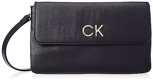 Calvin Klein Damen RE-Lock DBL XBODY W/Flap K60K609620 Crossovers, Schwarz (Ck Black) von Calvin Klein Jeans