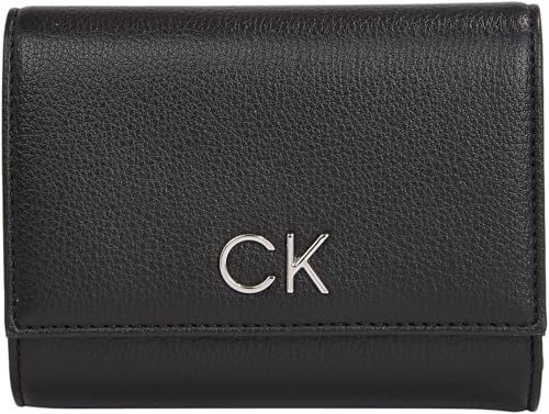 Calvin Klein Damen Geldbörse Ck Daily Medium Trifold Bifold, Schwarz (Ck Black), Einheitsgröße von Calvin Klein