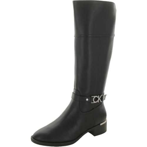 Calvin Klein Damen Daphny Kniehohe Stiefel, Schwarz 001, 38 EU von Calvin Klein