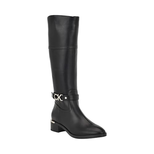 Calvin Klein Women's Daphny Knee High Boot, Schwarz 001, 8.5 von Calvin Klein
