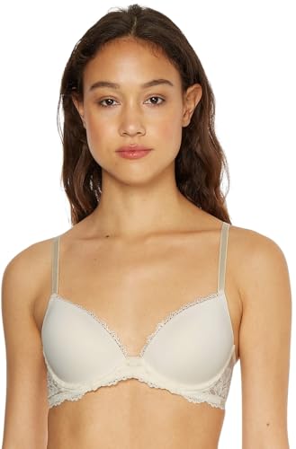 Calvin Klein Damen Push-Up BH Lift Demi-Cups, Elfenbein (Ivory), 90C von Calvin Klein