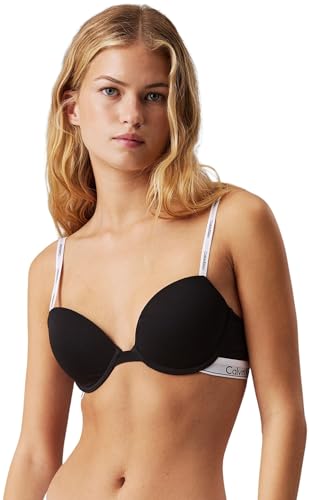 Calvin Klein Damen Demi-Cups BH Lightly Lined Stretch, Schwarz (Black), 70D von Calvin Klein