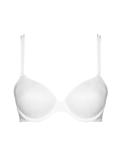 Calvin Klein Damen Demi-Cups BH Lightly Lined mit Bügel , Weiß (White), 80DD (36DD) von Calvin Klein