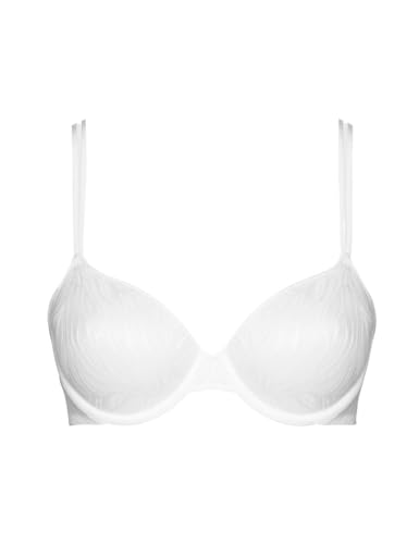 Calvin Klein Damen Demi-Cups BH Lightly Lined mit Bügel , Weiß (White), 85B (38B) von Calvin Klein