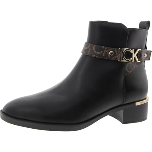 Calvin Klein Damen Dhara Stiefelette, Schwarz, 39 EU von Calvin Klein