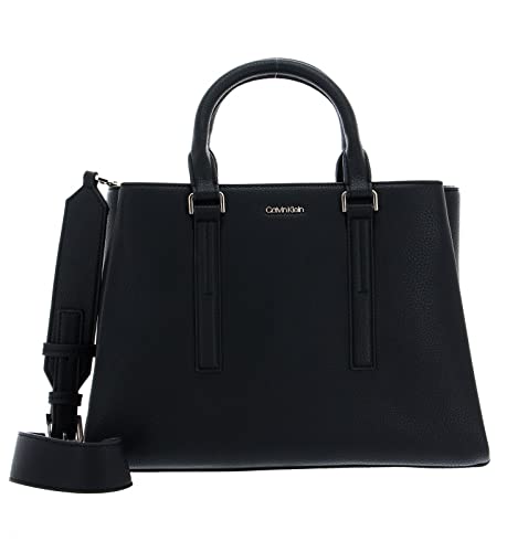 Calvin Klein Damen Elevated Tote MD K60K610170 Tragetasche, Schwarz (Ck Black) von Calvin Klein