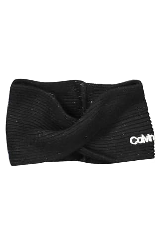 Calvin Klein Damen Stirnband Essential Knit Twisted Winter, Schwarz (Ck Black), Onesize von Calvin Klein Jeans