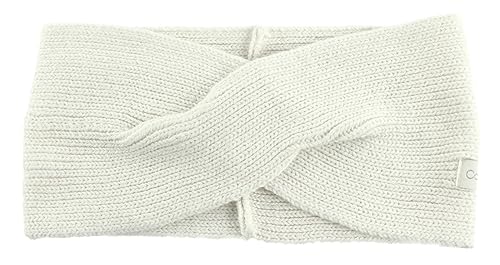 Calvin Klein Damen Essential Knit Headband K60K608656 Andere Hut, Weiß (Marshmallow), OS von Calvin Klein