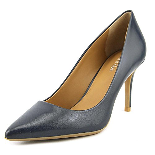 Calvin Klein Damen Gayle Pumps, Marineblaues Leder, 41 EU von Calvin Klein