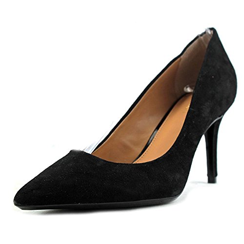 Calvin Klein Damen Gayle Pumps, Schwarzes Wildleder, 39 EU von Calvin Klein