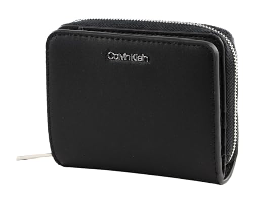 Calvin Klein Damen Geldbeutel Ck Must Z/A Wallet Flap Medium Klein, Schwarz (Ck Black), Einheitsgröße von Calvin Klein