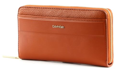 Calvin Klein Damen Geldbeutel Daily Dressed Groß, Braun (Cognac), Einheitsgröße von Calvin Klein