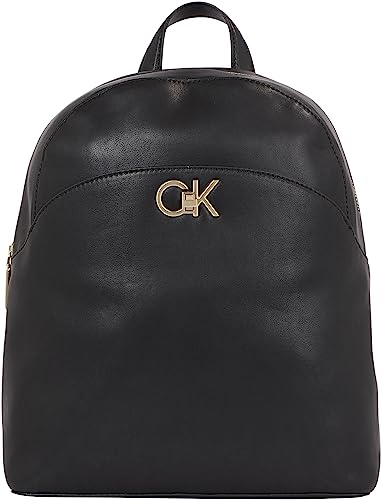 Calvin Klein Damen Rucksack Re-Lock Backpack Klein, Schwarz (Ck Black), Onesize von Calvin Klein