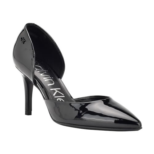 Calvin Klein Damen Gloria Pumps, Black Patent 002, 38 EU von Calvin Klein