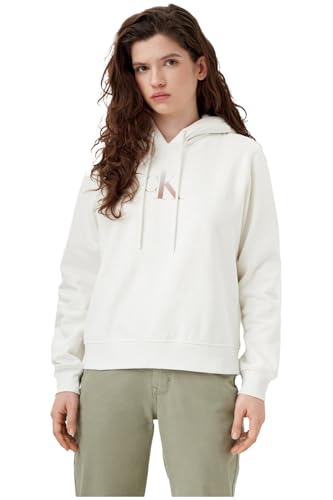 Calvin Klein Damen Gradientj20J224721 Pullover-Sweatshirt, Ivory, XXS Calvin Klein Damen Gradientj20J224721 Pullover-Sweatshirt, Ivory, XXS von Calvin Klein