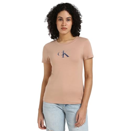 Calvin Klein Damen Gradient Cj20J224982 S/S T-Shirt, Tuscany, XXL von Calvin Klein