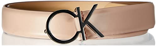 Calvin Klein Damen RE-Lock CK Logo Belt 30MM K60K610157 Gürtel, Rosa (Spring Rose), 100 von Calvin Klein Jeans