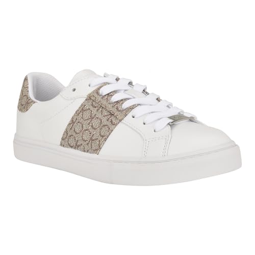 Calvin Klein Damen Gwena Sneaker, Whilte Logo Multi 142, 37.5 EU von Calvin Klein