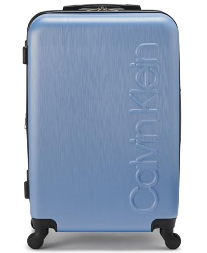 Calvin Klein Damen Hartschalenkoffer mit aufrechter Seite, leicht, Forever Blue, Large, Hartschalen-Koffer, aufrecht, leicht von Calvin Klein