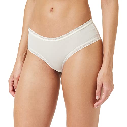 Calvin Klein Damen Hipster Baumwolle mit Stretch, Weiß (Vanilla Ice), S von Calvin Klein