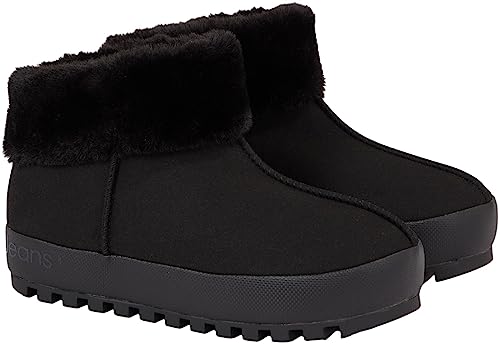 Calvin Klein Herren Home Anke Slipper WN WL YW0YW01248 Hausschuhe, Schwarz (Triple Black), 36 EU von Calvin Klein