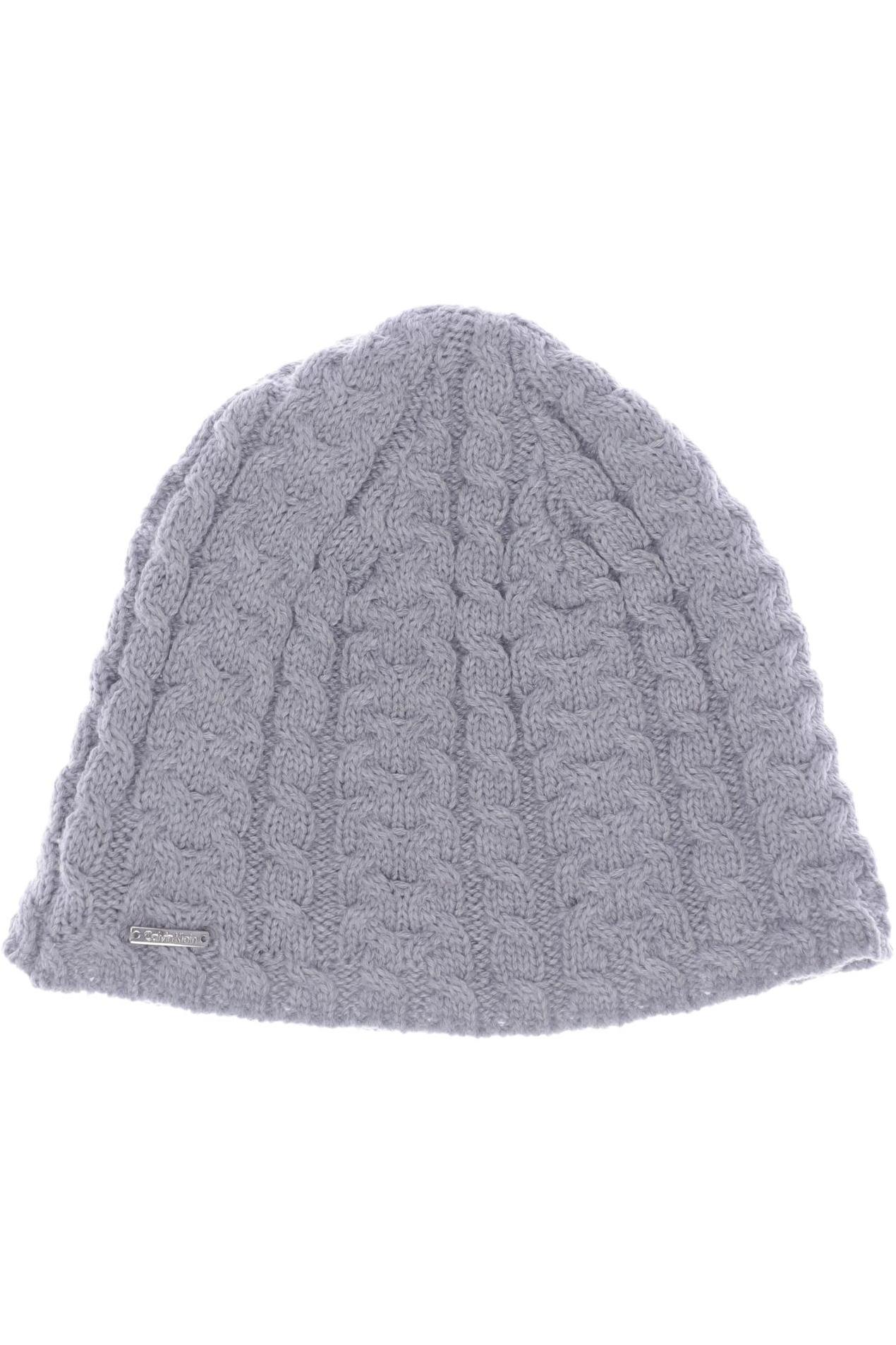 Calvin Klein Damen Hut/Mütze, grau von Calvin Klein