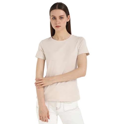 Calvin Klein Damen Institutional Graphij20J224990 S/S T-Shirt, Moonbeam, 3XL Calvin Klein Damen Institutional Graphij20J224990 S/S T-Shirt, Moonbeam, 3XL von Calvin Klein