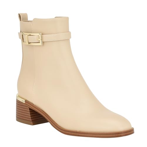 Calvin Klein Damen Jallis Stiefelette, Hell Natur 110, 39 EU von Calvin Klein