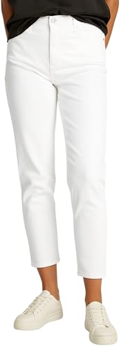 Calvin Klein Damen Jeans Hose Mom Knöchelfrei, Blau (Denim Light), 28W/29L von Calvin Klein