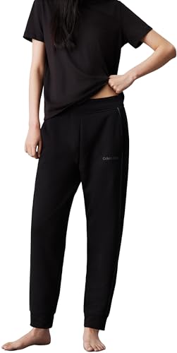 Calvin Klein Damen Jogginghose Jogger Lang, Schwarz (Black), S von Calvin Klein