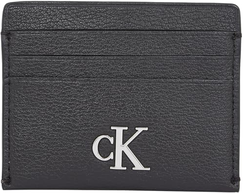 Calvin Klein Damen Kartenetui Minimal Monogram Cardcase Klein, Schwarz (NA Black), Einheitsgröße von Calvin Klein
